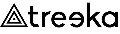 Treeka logo with triange icon